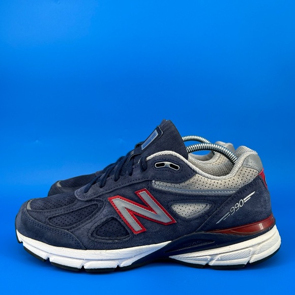 New Balance 990v4 Made in USA ‘Navy Red’ - Picture 3 of 16